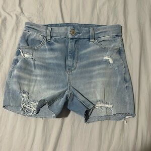 American Eagle ripped denim shorts